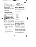 Предварительный просмотр 9 страницы EINHELL BG-SP 400 RB Original Operating Instructions