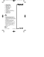 EINHELL BHR 101F Operating Instructions Manual preview