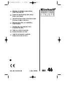 EINHELL BM 46 Assembly And Operating Instructions Manual preview