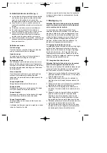 Preview for 21 page of EINHELL BM190/JDD 200 Operating Instructions Manual