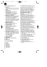 Preview for 46 page of EINHELL BM190/JDD 200 Operating Instructions Manual