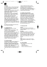 Preview for 58 page of EINHELL BM190/JDD 200 Operating Instructions Manual