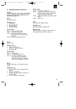 Preview for 59 page of EINHELL BM190/JDD 200 Operating Instructions Manual