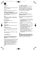 Preview for 84 page of EINHELL BM190/JDD 200 Operating Instructions Manual