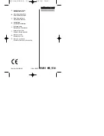 EINHELL BMH 40/36 Operating Instructions Manual предпросмотр