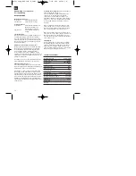 Preview for 14 page of EINHELL BPS 520E Operating Instructions Manual