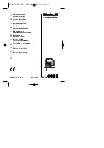 EINHELL BPS 600 E Operating Instructions Manual предпросмотр