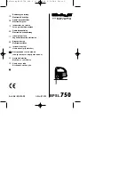 Предварительный просмотр 3 страницы EINHELL BPSL 750 Operating Instructions Manual