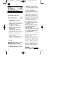 Preview for 36 page of EINHELL BS315UG Operating Instructions Manual