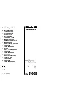 EINHELL BSM 500E Operating Instructions Manual preview