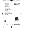 EINHELL BSTL 800 Operating Instructions Manual предпросмотр