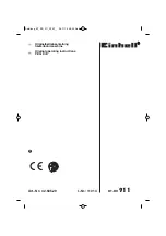 Preview for 1 page of EINHELL BT-BD 911 Original Operating Instructions