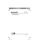 Preview for 3 page of EINHELL BT-CD 18/1 i Original Operating Instructions