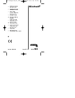 EINHELL BT-DS 180 Operating Instructions Manual preview