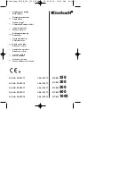 Preview for 1 page of EINHELL BT-EH 1000 Operating Instructions Manual