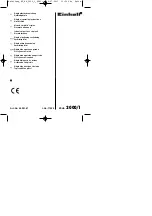 EINHELL BT-HA 2000/1 Original Operating Instructions preview