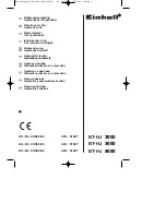 EINHELL BT-HJ 2000 Directions For Use Manual предпросмотр