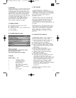 Предварительный просмотр 9 страницы EINHELL BT-HS 12 Operating And Maintenance Instructions Manual