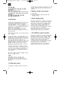 Предварительный просмотр 12 страницы EINHELL BT-HS 12 Operating And Maintenance Instructions Manual