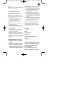 Preview for 47 page of EINHELL BT-JS 650 E Operating Instructions Manual