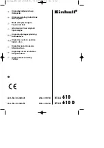 EINHELL BT-LS 610 Original Operating Instructions предпросмотр