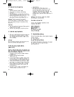 Предварительный просмотр 10 страницы EINHELL BT-LS 810 D Operating Instructions Manual