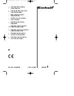 Предварительный просмотр 173 страницы EINHELL BT-LS 810 D Operating Instructions Manual