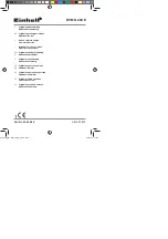 EINHELL BT-MG 220 E Original Operating Instructions предпросмотр