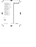 EINHELL BT-MR 550 Operating Instructions Manual preview