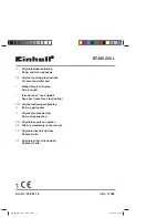 EINHELL BT-MS 250 L Original Operating Instructions preview