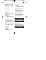 Предварительный просмотр 9 страницы EINHELL BT-MX 1100 E Operating Instructions Manual