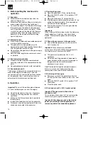 Preview for 18 page of EINHELL BT-PG 2800 Original Operating Instructions