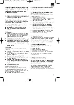 Предварительный просмотр 19 страницы EINHELL BT-PG 2800 Original Operating Instructions