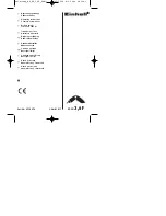 EINHELL BT-SD 3,6 F Operating Instructions Manual предпросмотр