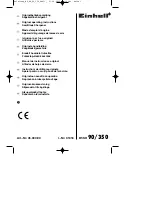 Preview for 1 page of EINHELL BT-SH 90 / 350 Original Operating Instructions