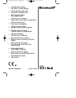 Предварительный просмотр 3 страницы EINHELL BT-SM 2131 DUAL Operating Instructions Manual