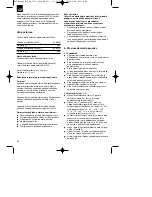 Предварительный просмотр 58 страницы EINHELL BT-SM 2131 DUAL Operating Instructions Manual