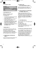 Предварительный просмотр 8 страницы EINHELL BT-SW 700 Original Operating Instructions