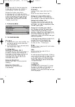 Предварительный просмотр 6 страницы EINHELL BT-VC 1115 Original Operating Instructions