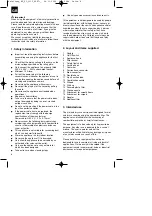 Предварительный просмотр 8 страницы EINHELL BT-VC 1115 Original Operating Instructions