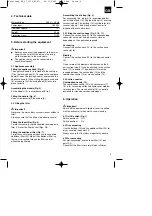 Предварительный просмотр 9 страницы EINHELL BT-VC 1115 Original Operating Instructions