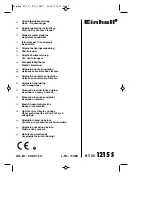 Предварительный просмотр 1 страницы EINHELL BT-VC 1215 S Original Operating Instructions