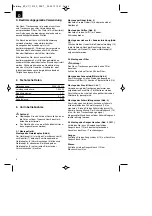 Предварительный просмотр 6 страницы EINHELL BT-VC 1215 S Original Operating Instructions