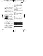 Preview for 19 page of EINHELL BWS 125/850-1 Operating Instructions Manual