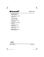 Preview for 1 page of EINHELL CC-BC10M Original Operating Instructions