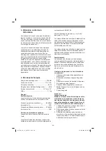 Preview for 20 page of EINHELL CC-HS 12/2 Original Operating Instructions