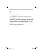 Preview for 55 page of EINHELL CC-IW 950 Operating Instructions Manual