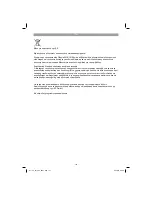 Preview for 101 page of EINHELL CC-IW 950 Operating Instructions Manual
