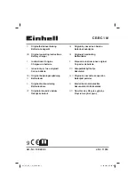 EINHELL CE-BC 2 M Original Operating Instructions предпросмотр