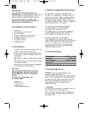 Preview for 6 page of EINHELL CH 2000 Operating Instructions Manual